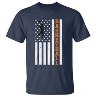 American Flag Basketball T Shirt Patriotic Sports Lover Gift