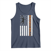 American Flag Basketball Tank Top Patriotic Sports Lover Gift