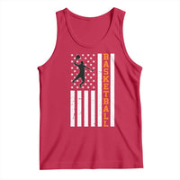 American Flag Basketball Tank Top Patriotic Sports Lover Gift