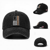 American Flag Basketball Washed Cotton Baseball Cap Patriotic Sports Lover Gift