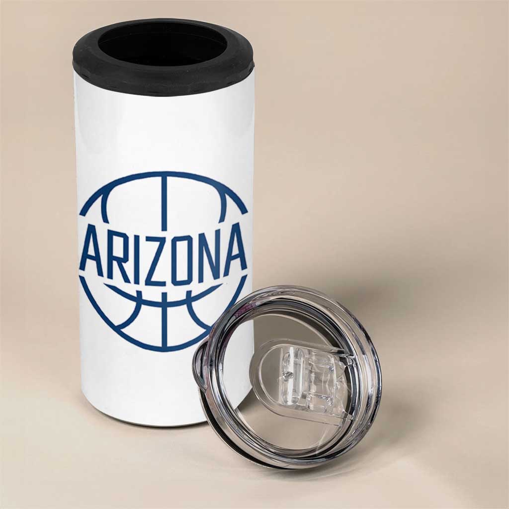 Arizona State Pride 4 in 1 Can Cooler Tumbler Grand Canyon State Basketball Gift