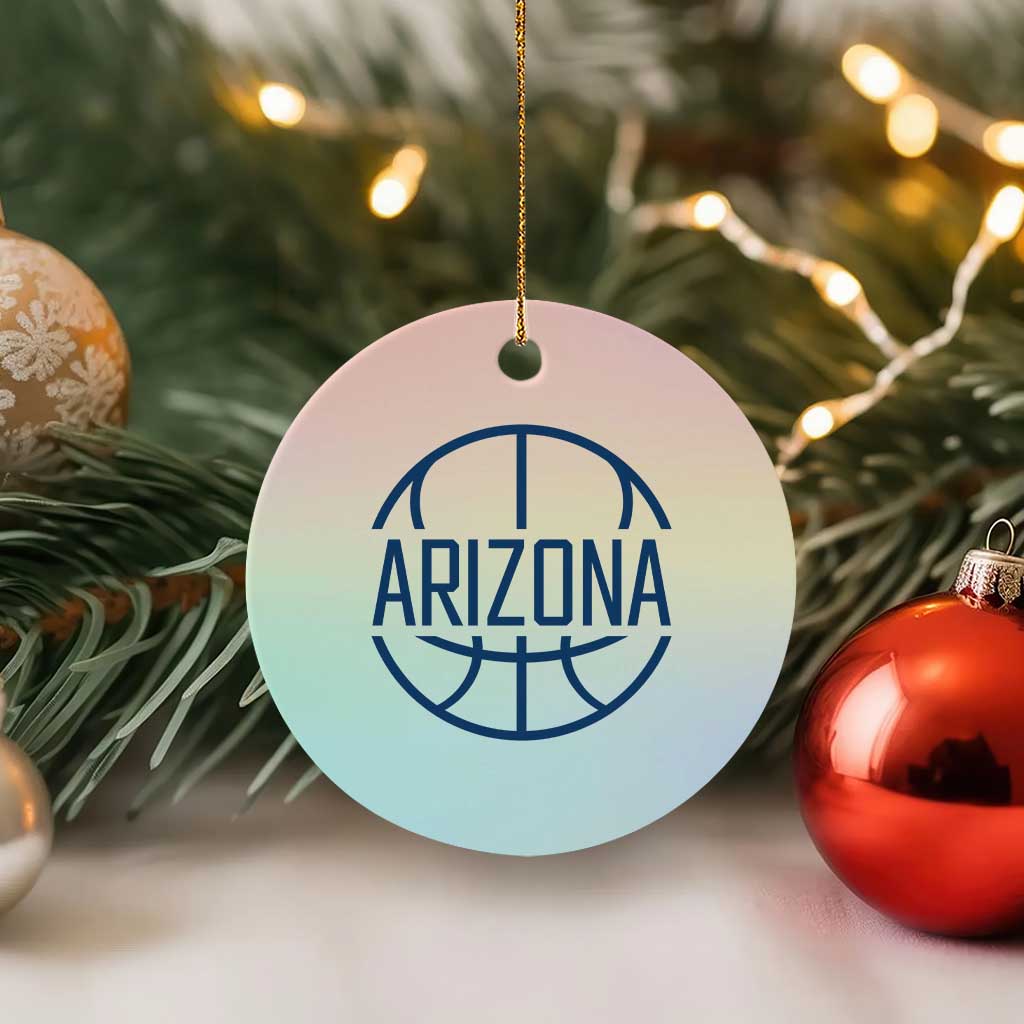 Arizona State Pride Ceramic Ornament Grand Canyon State Basketball Gift