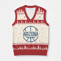 Arizona State Pride V-Neck Knit Sweater Vest Grand Canyon State Basketball Gift