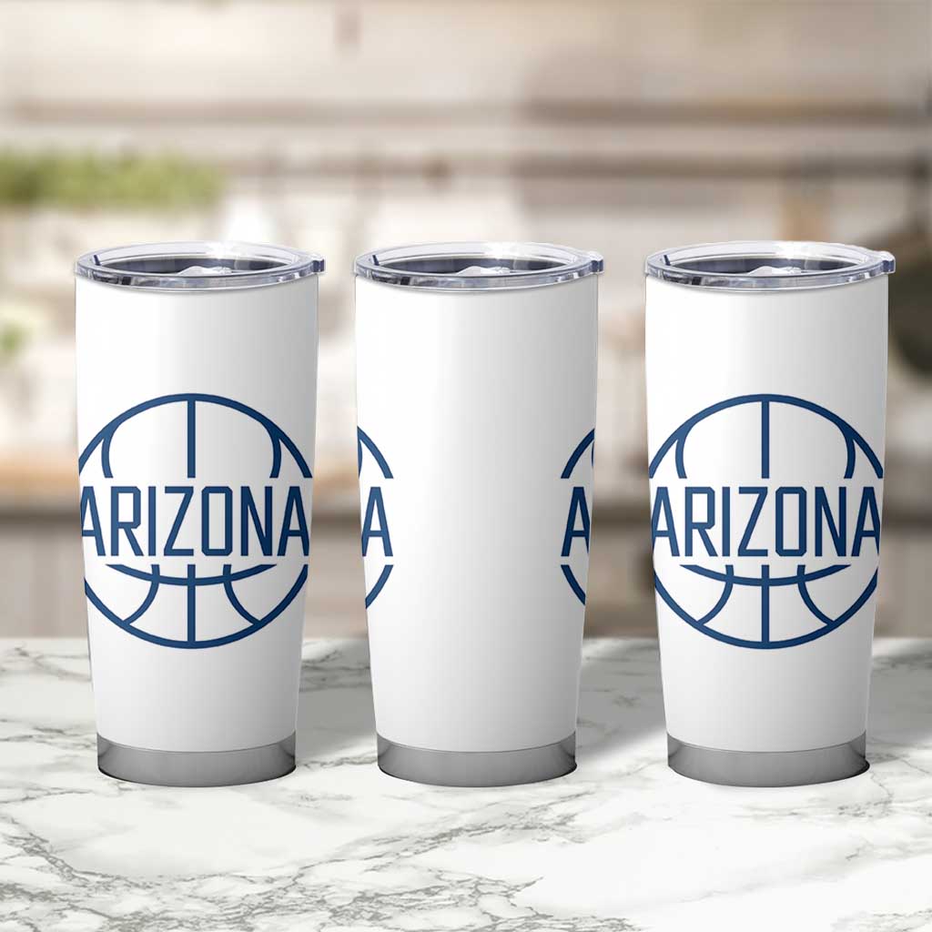 Arizona State Pride Tumbler Cup Grand Canyon State Basketball Gift