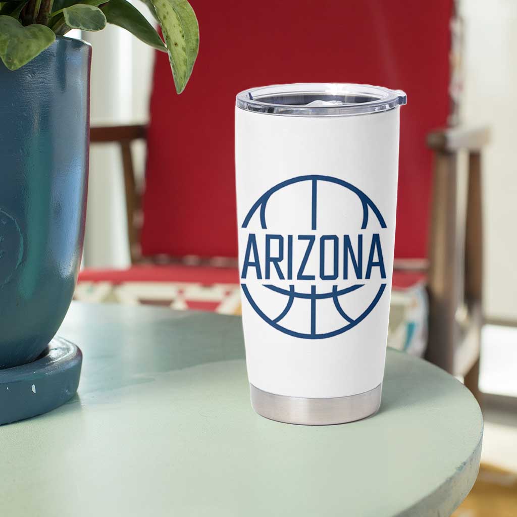 Arizona State Pride Tumbler Cup Grand Canyon State Basketball Gift