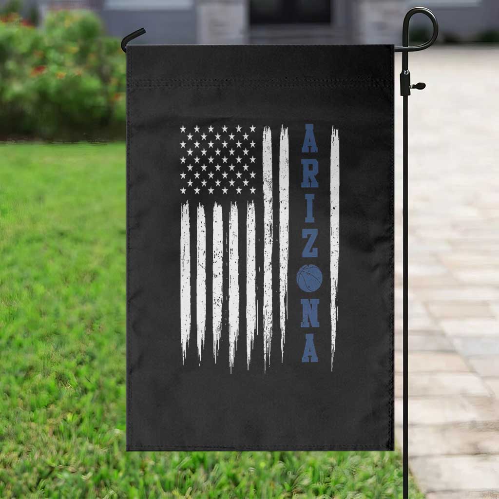 Arizona Patriotic Sports Garden Flag US Flag Basketball Player Gift