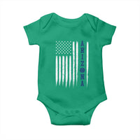 Arizona Patriotic Sports Baby Onesie US Flag Basketball Player Gift