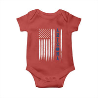 Arizona Patriotic Sports Baby Onesie US Flag Basketball Player Gift