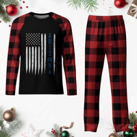 Arizona Patriotic Sports Plaid Pajama Set US Flag Basketball Player Gift