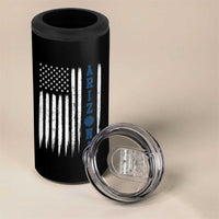 Arizona Patriotic Sports 4 in 1 Can Cooler Tumbler US Flag Basketball Player Gift