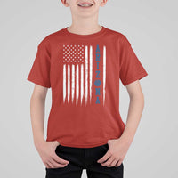 Arizona Patriotic Sports T Shirt For Kid US Flag Basketball Player Gift