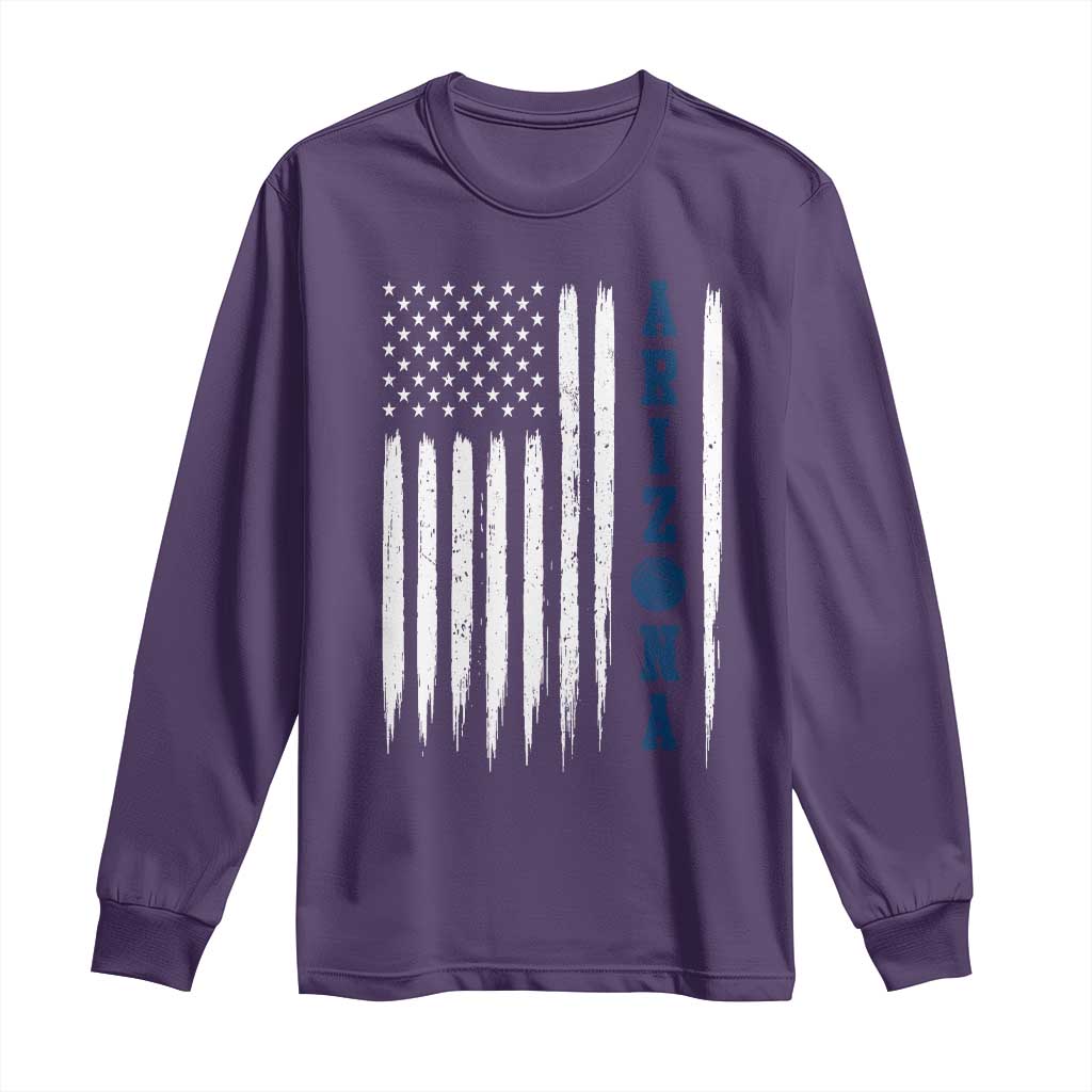 Arizona Patriotic Sports Long Sleeve Shirt US Flag Basketball Player Gift