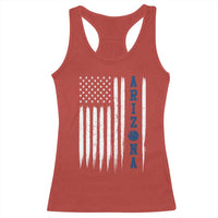 Arizona Patriotic Sports Racerback Tank Top US Flag Basketball Player Gift