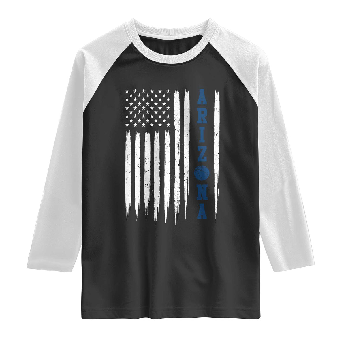 Arizona Patriotic Sports Raglan Shirt US Flag Basketball Player Gift