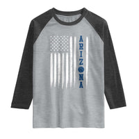 Arizona Patriotic Sports Raglan Shirt US Flag Basketball Player Gift