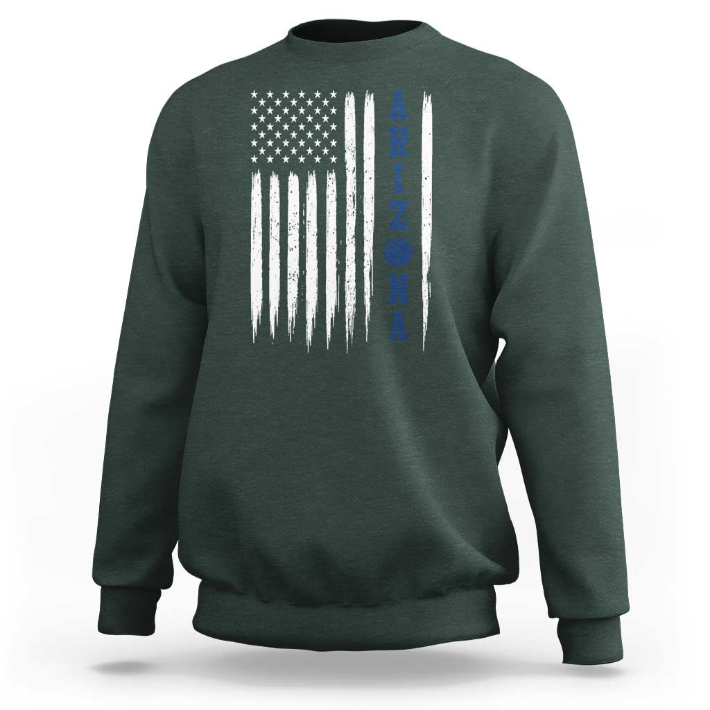 Arizona Patriotic Sports Sweatshirt US Flag Basketball Player Gift