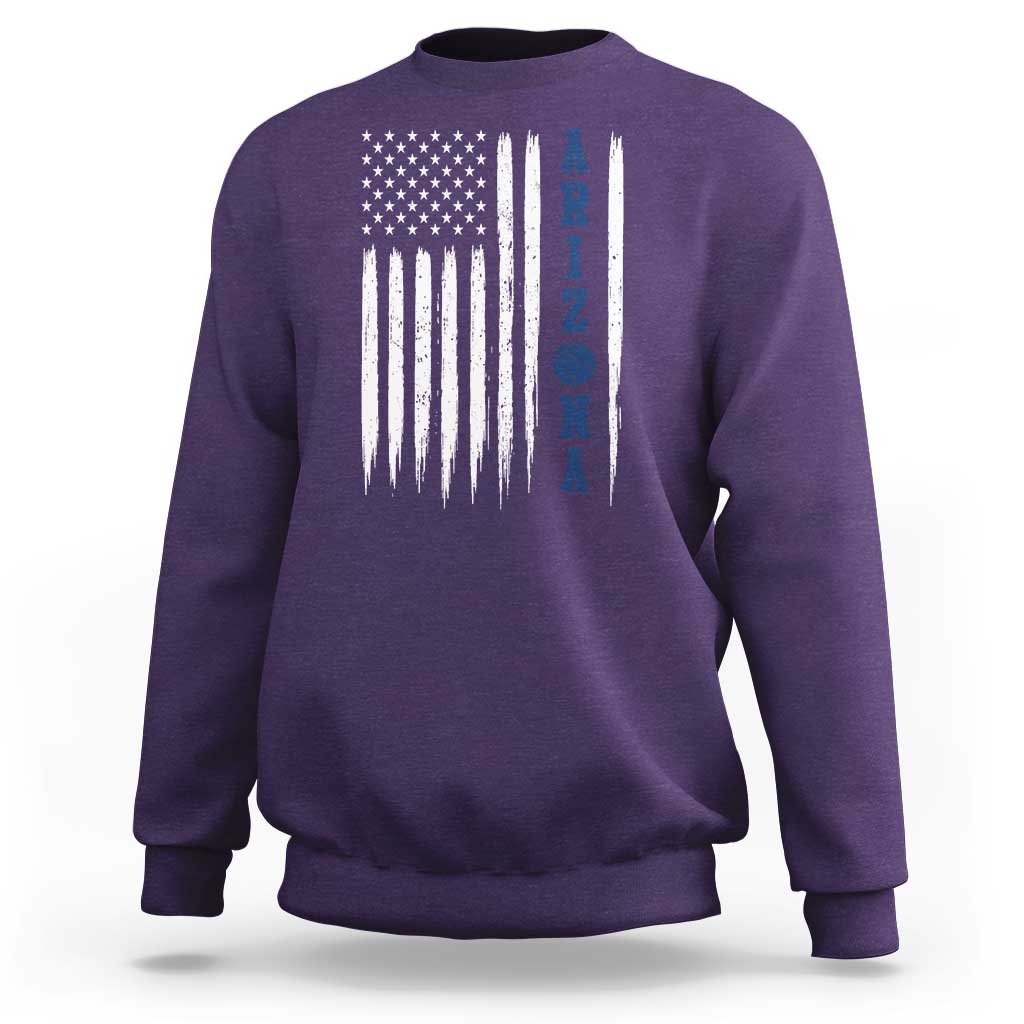 Arizona Patriotic Sports Sweatshirt US Flag Basketball Player Gift