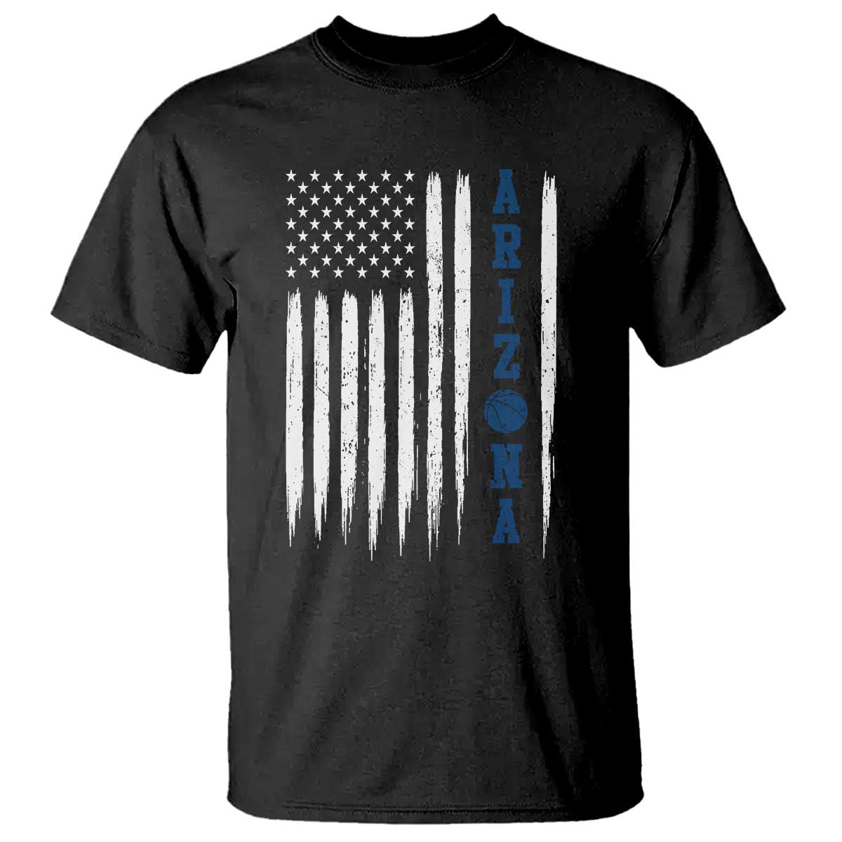 Arizona Patriotic Sports T Shirt US Flag Basketball Player Gift