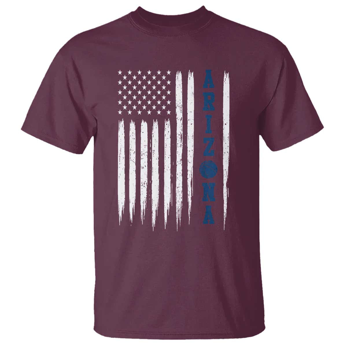 Arizona Patriotic Sports T Shirt US Flag Basketball Player Gift