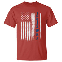 Arizona Patriotic Sports T Shirt US Flag Basketball Player Gift