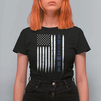 Arizona Patriotic Sports T Shirt For Women US Flag Basketball Player Gift