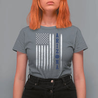 Arizona Patriotic Sports T Shirt For Women US Flag Basketball Player Gift