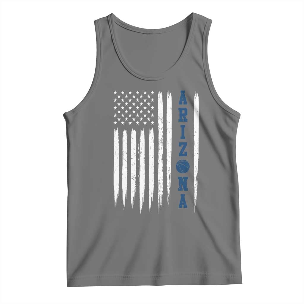 Arizona Patriotic Sports Tank Top US Flag Basketball Player Gift