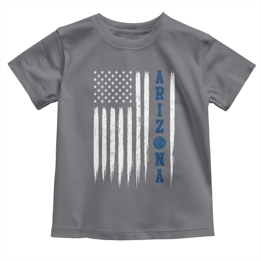 Arizona Patriotic Sports Toddler T Shirt US Flag Basketball Player Gift