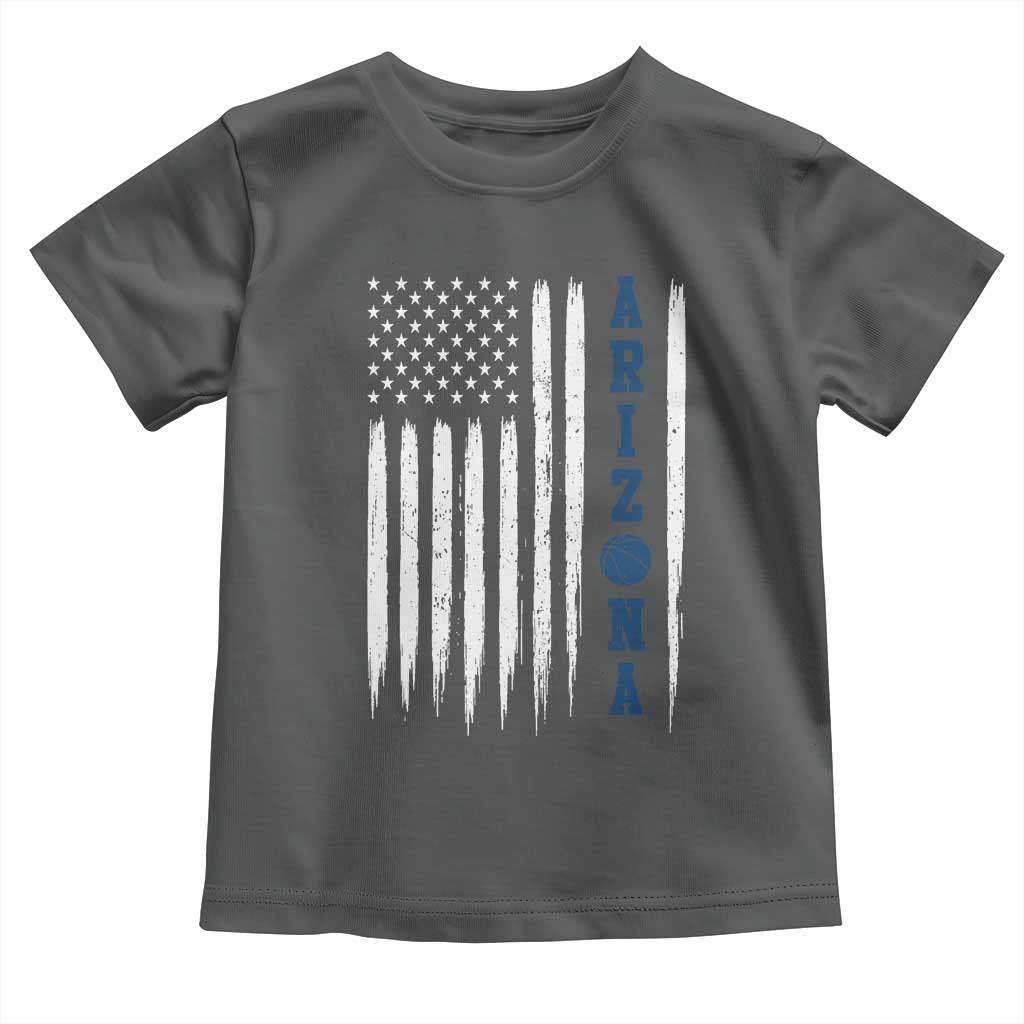 Arizona Patriotic Sports Toddler T Shirt US Flag Basketball Player Gift