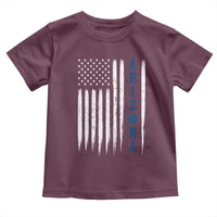 Arizona Patriotic Sports Toddler T Shirt US Flag Basketball Player Gift