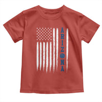 Arizona Patriotic Sports Toddler T Shirt US Flag Basketball Player Gift