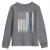 Arizona Patriotic Sports Youth Sweatshirt US Flag Basketball Player Gift