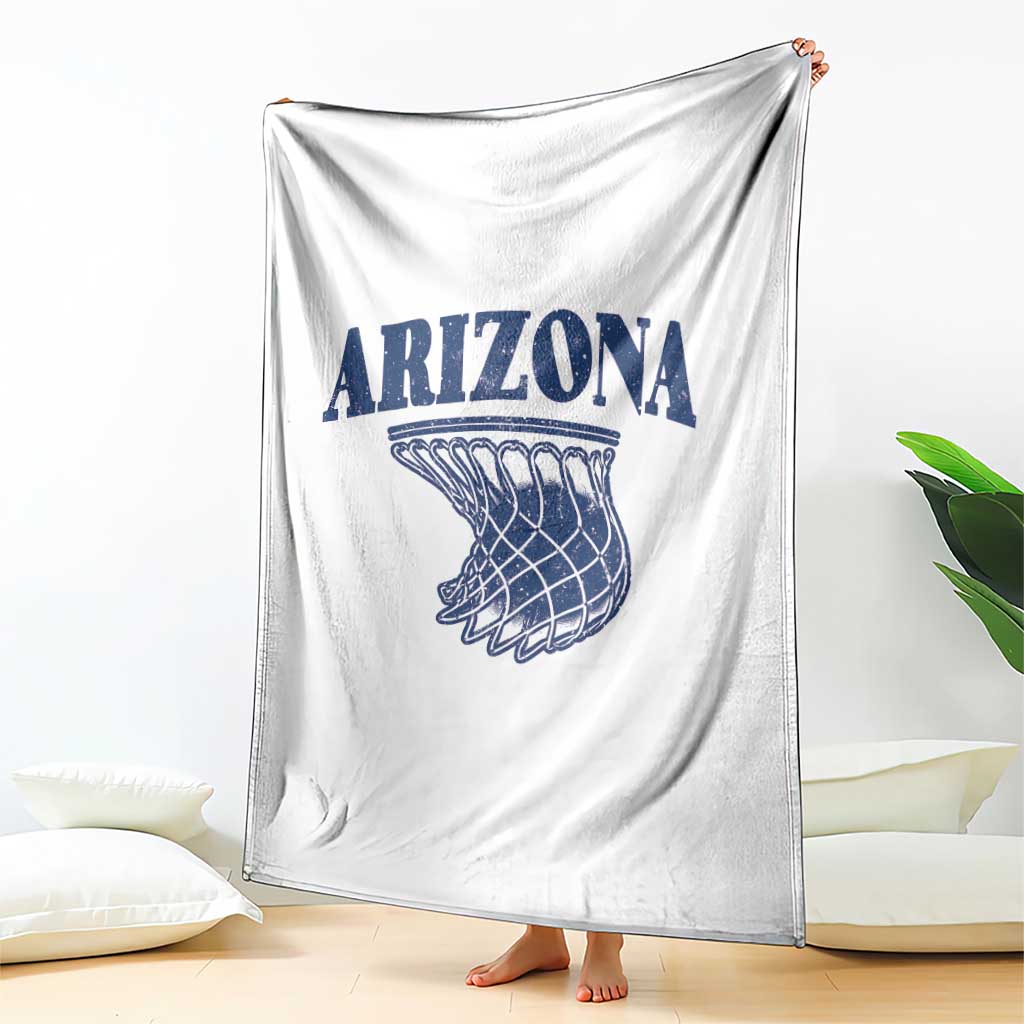 Arizona State Hoops Fan Gift Throw Blanket Basketball Lover