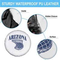 Arizona State Hoops Fan Gift Spare Tire Cover Basketball Lover