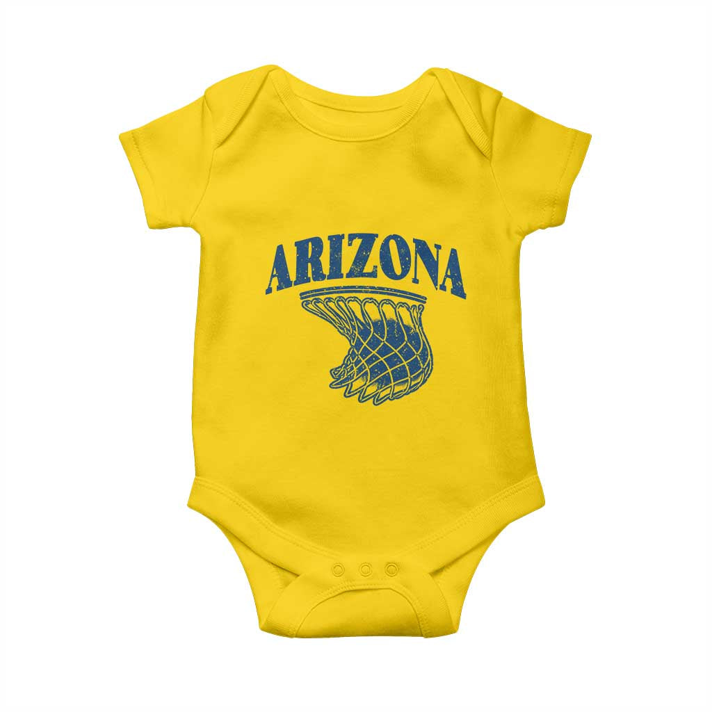 Arizona State Hoops Fan Gift Baby Onesie Basketball Lover