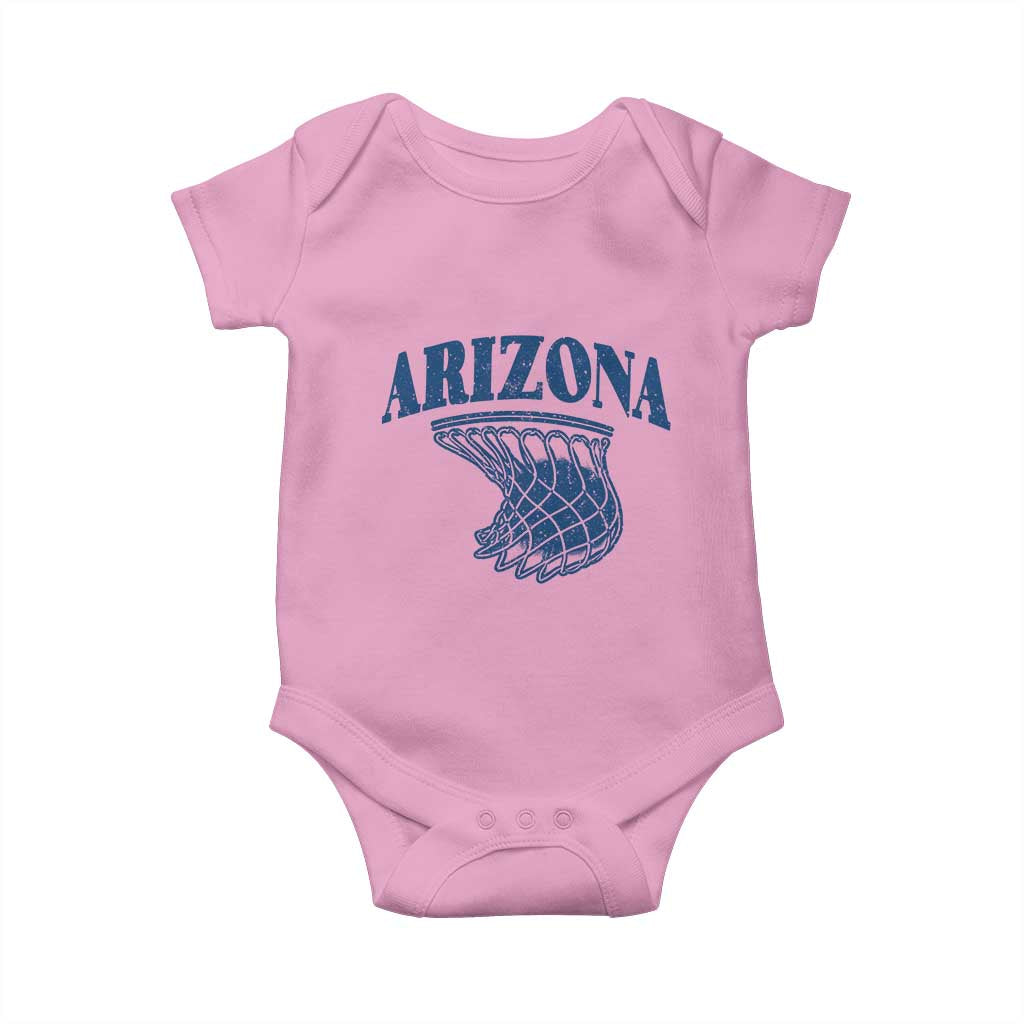 Arizona State Hoops Fan Gift Baby Onesie Basketball Lover