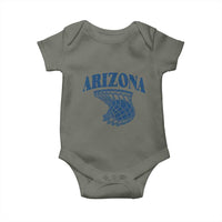 Arizona State Hoops Fan Gift Baby Onesie Basketball Lover