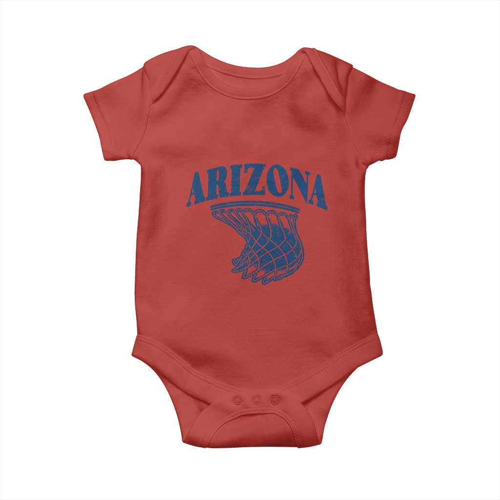 Arizona State Hoops Fan Gift Baby Onesie Basketball Lover
