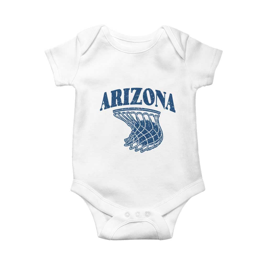 Arizona State Hoops Fan Gift Baby Onesie Basketball Lover