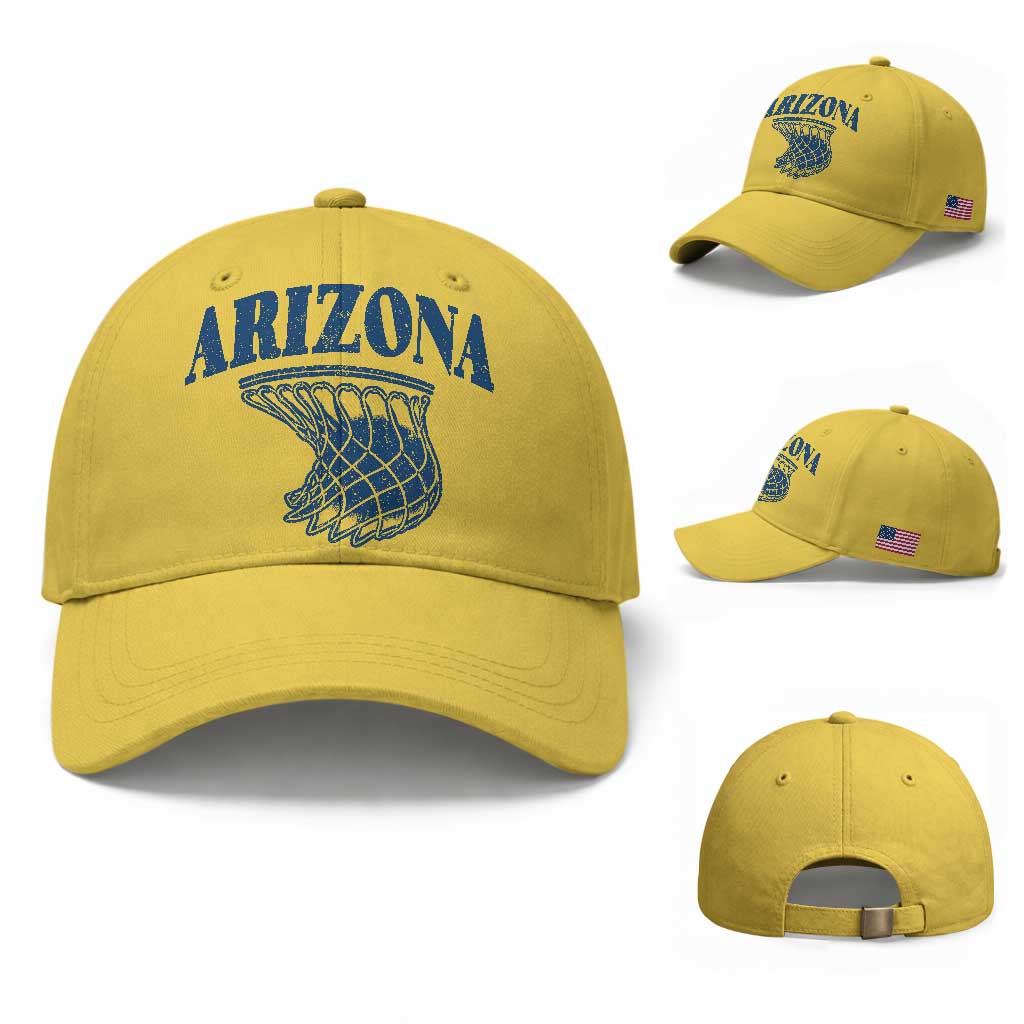Arizona State Hoops Fan Gift Baseball Cap Basketball Lover