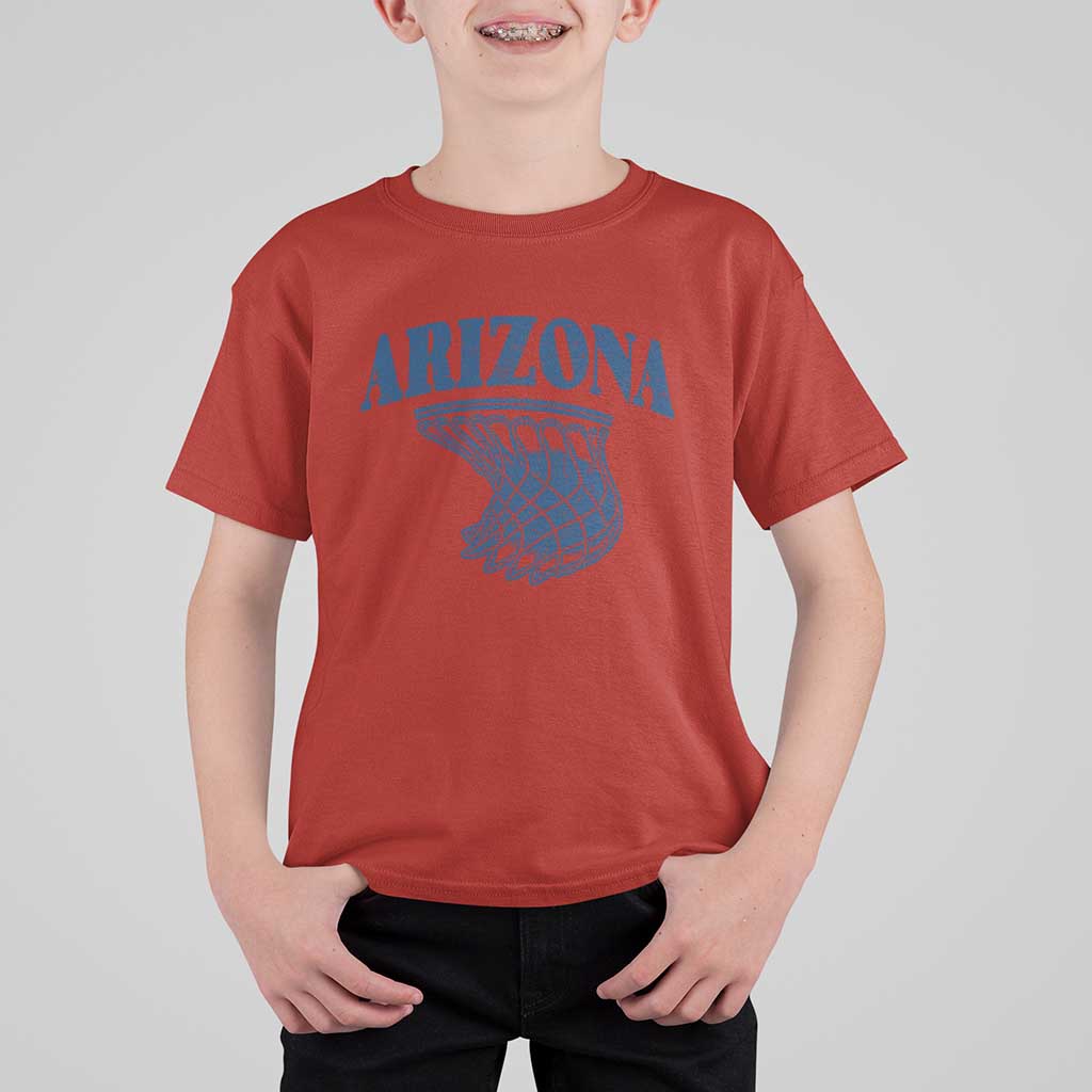 Arizona State Hoops Fan Gift T Shirt For Kid Basketball Lover