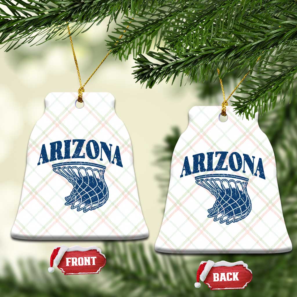 Arizona State Hoops Fan Gift Ceramic Ornament Basketball Lover