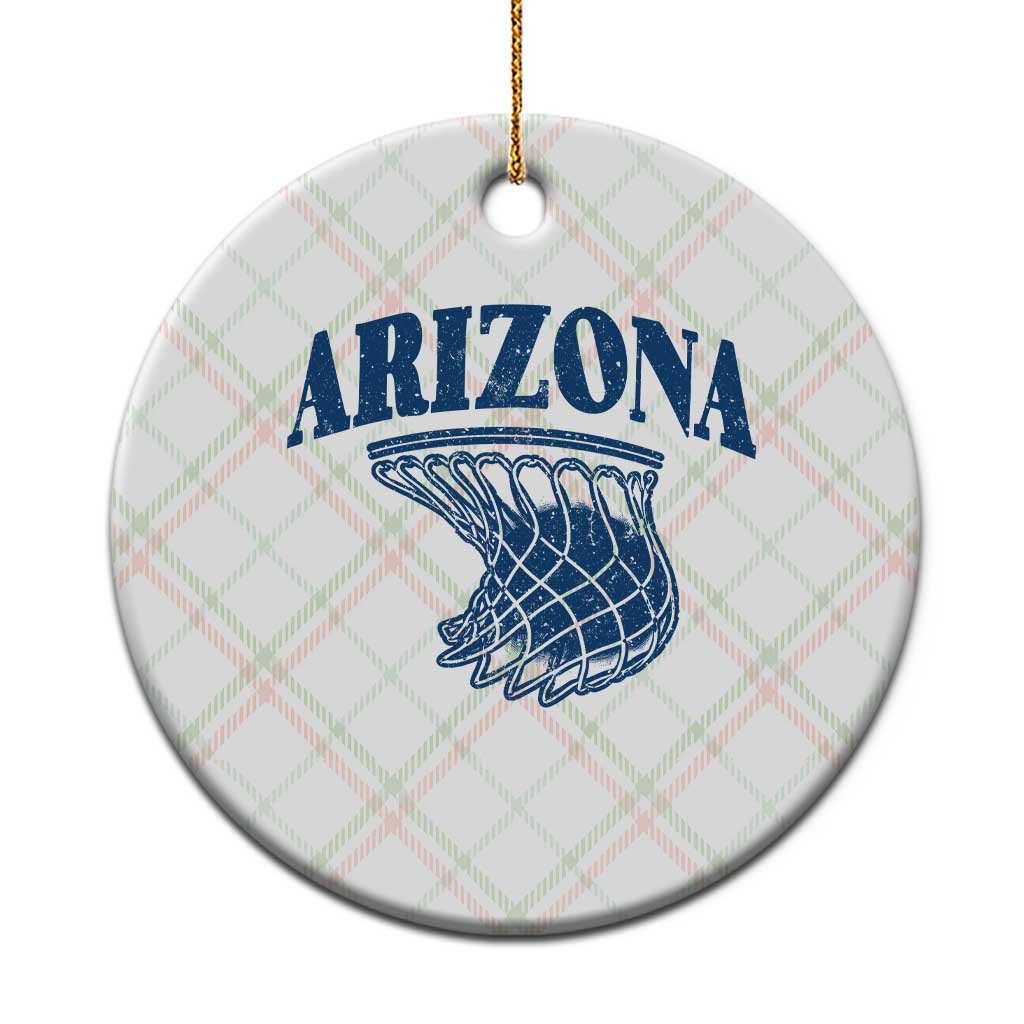 Arizona State Hoops Fan Gift Ceramic Ornament Basketball Lover