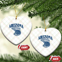 Arizona State Hoops Fan Gift Ceramic Ornament Basketball Lover