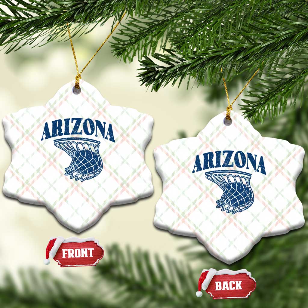 Arizona State Hoops Fan Gift Ceramic Ornament Basketball Lover