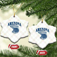 Arizona State Hoops Fan Gift Ceramic Ornament Basketball Lover