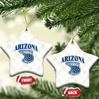 Arizona State Hoops Fan Gift Ceramic Ornament Basketball Lover