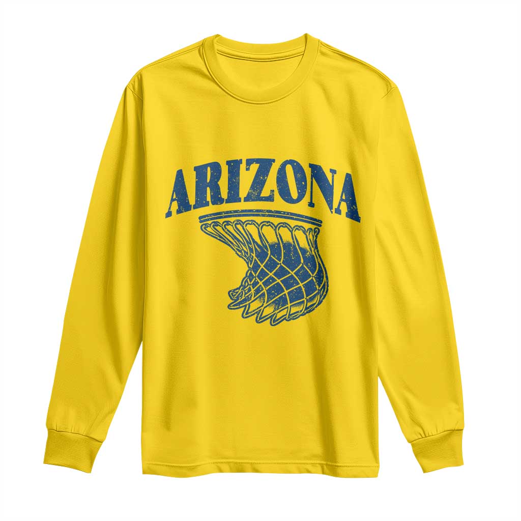 Arizona State Hoops Fan Gift Long Sleeve Shirt Basketball Lover