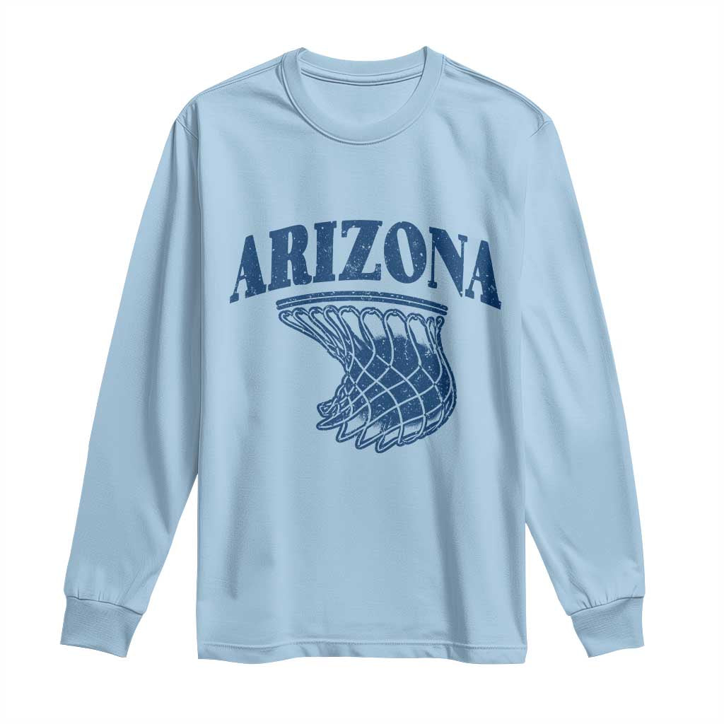 Arizona State Hoops Fan Gift Long Sleeve Shirt Basketball Lover