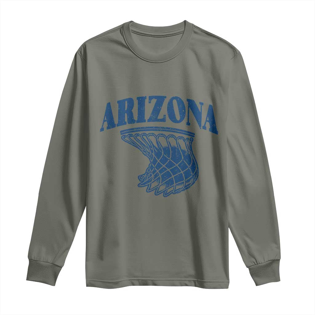 Arizona State Hoops Fan Gift Long Sleeve Shirt Basketball Lover